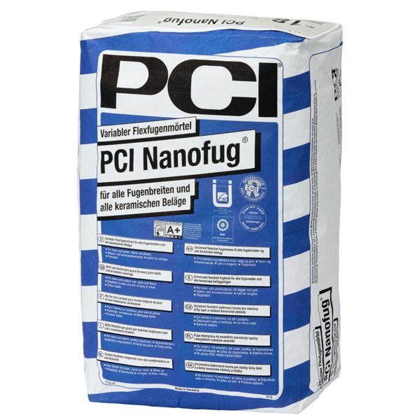 PCI Nanofug 3105 Fugenmörtel Farbe 20 Weiß 15 kg