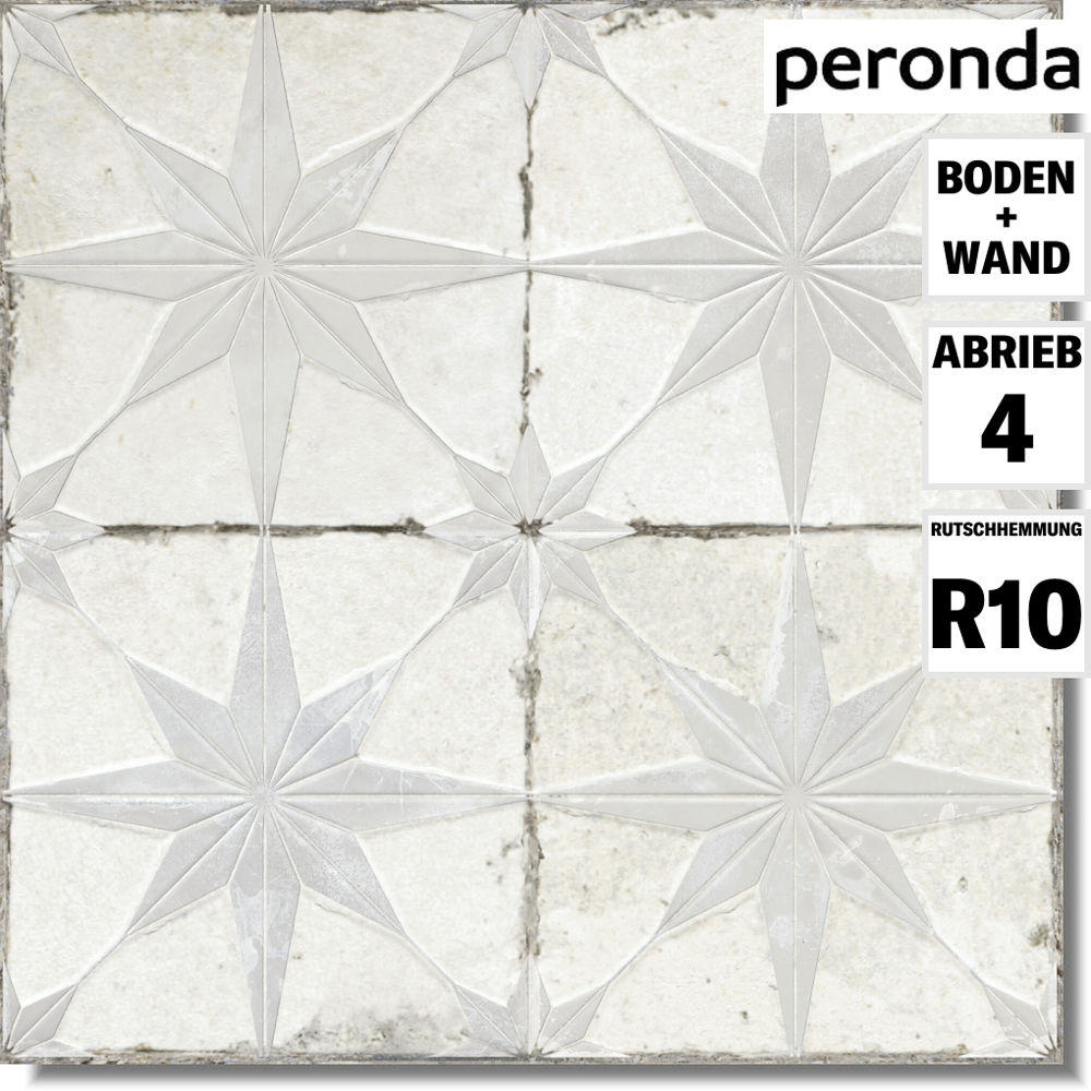 Peronda FS Star LT white weiß 45 x 45 38189